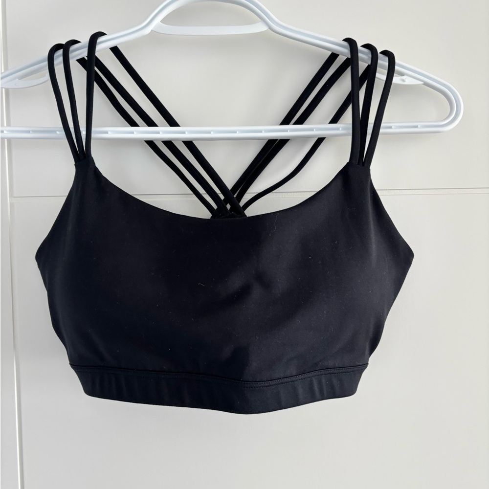 Black Strappy Women's Bralette